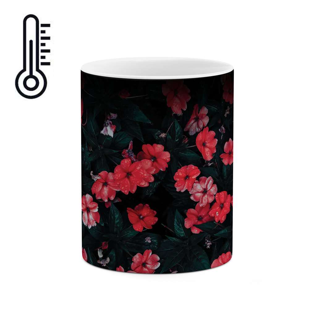 ماگ حرارتی طرح گل مدل mgph01817