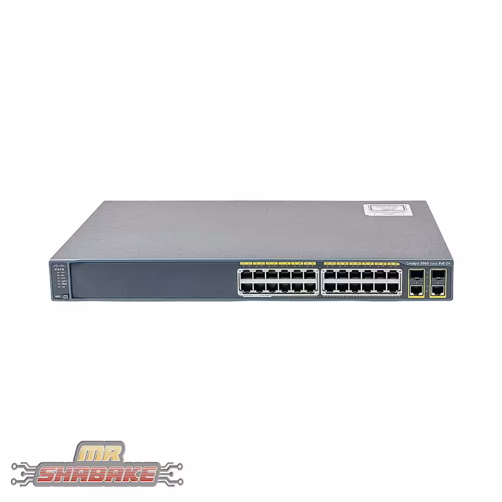 قیمت و خرید سوئیچ سیسکو WS-C2960-24PC-L | مسترشبکه