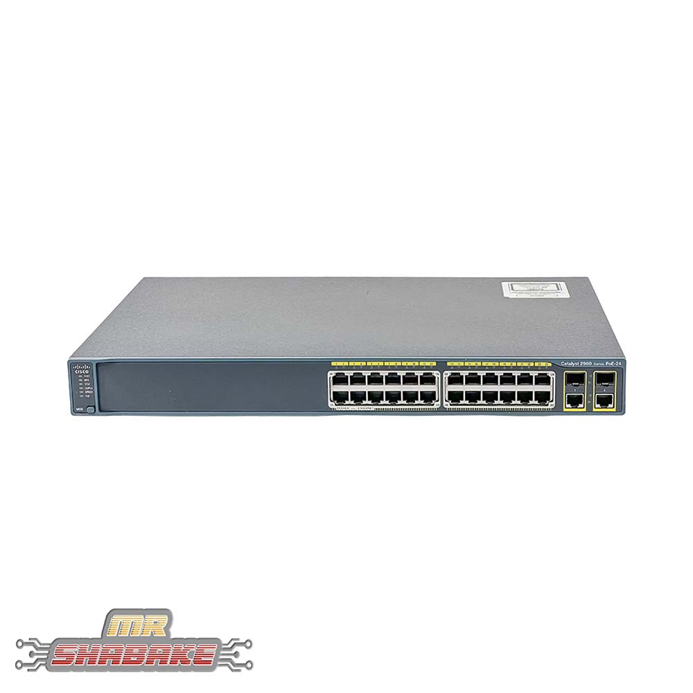 قیمت و خرید سوئیچ سیسکو WS-C2960-24PC-L | مسترشبکه