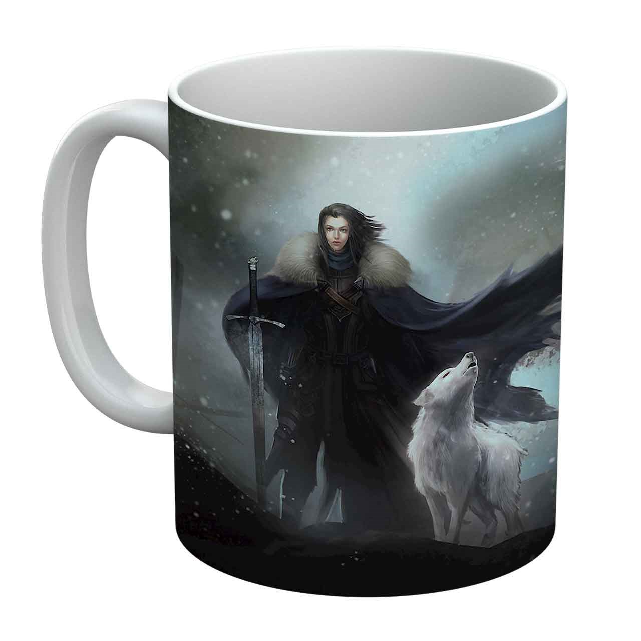 ماگ الینور طرح بازی تاج و تخت مدل ELM1073