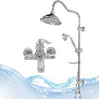 ست شیرآلات اندیکا مدل شیپوری مجموعه 2 عددی