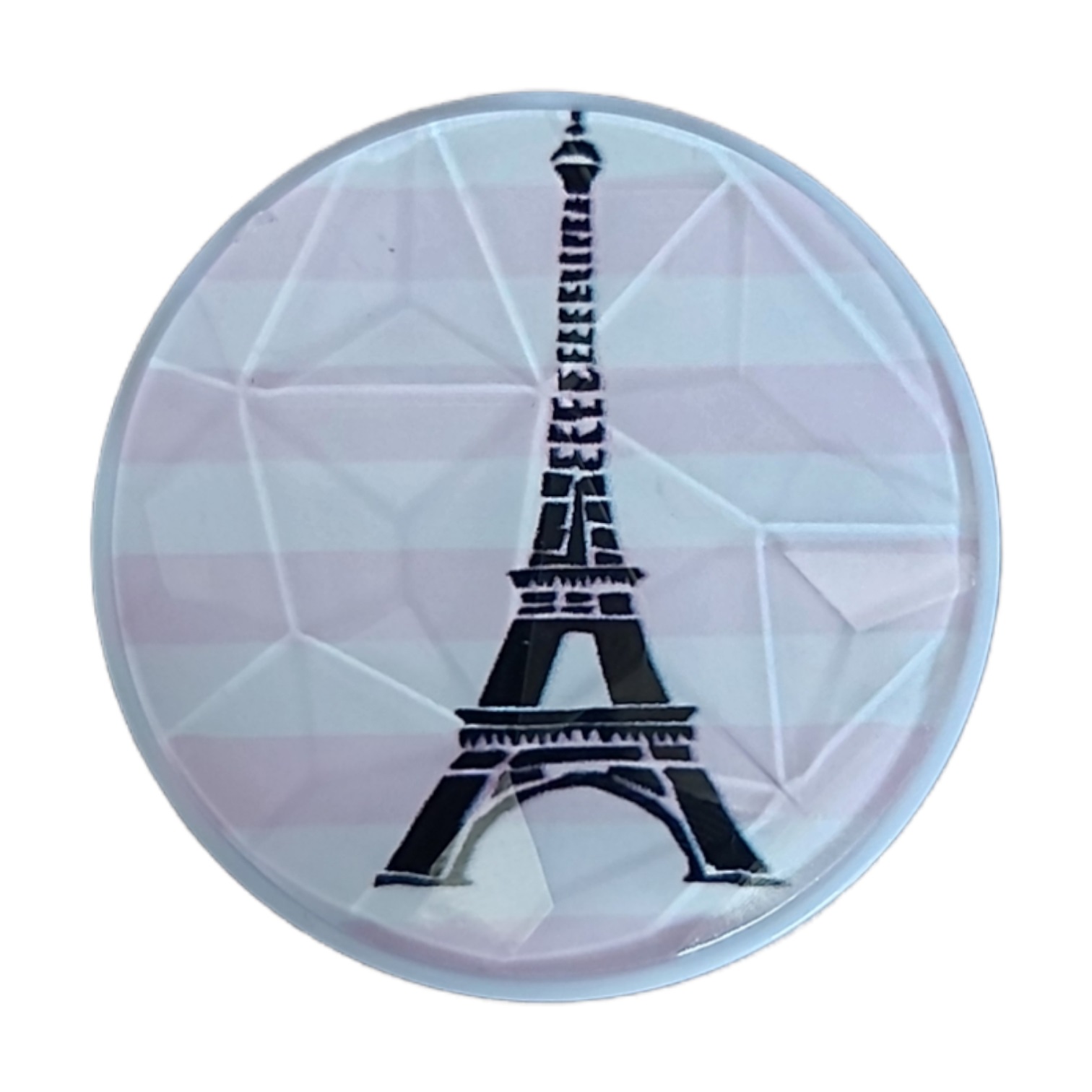 پایه نگهدارنده گوشی موبایل پاپ سوکت طرح برج ایفل 2 Eiffel Tower مدل کریستالی براق