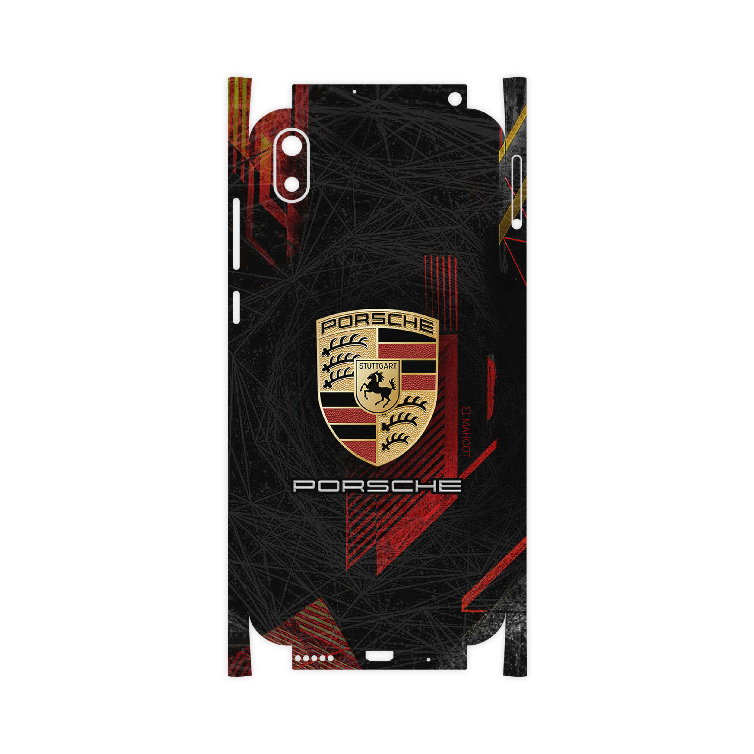 برچسب پوششی ماهوت مدل Porsche-FullSkin مناسب برای گوشی موبایل هوآوی Y5 2019