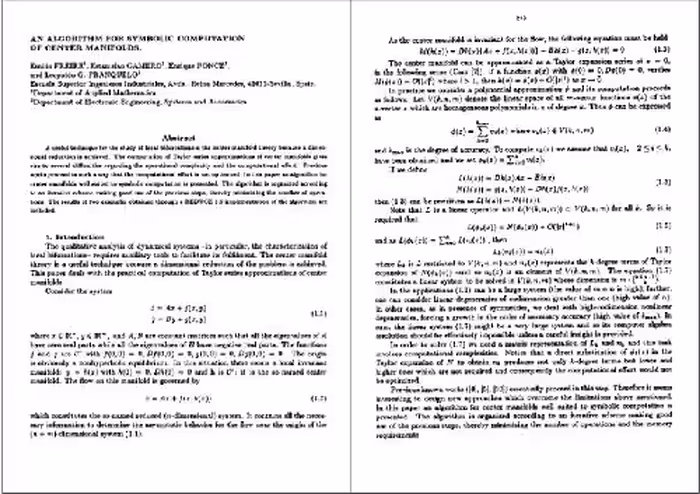 خرید و دانلود نسخه کامل کتاب Symbolic computation of center manifolds