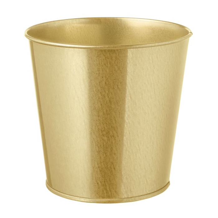 گلدان فلزی طلایی ایکیا مدل DAIDAI
