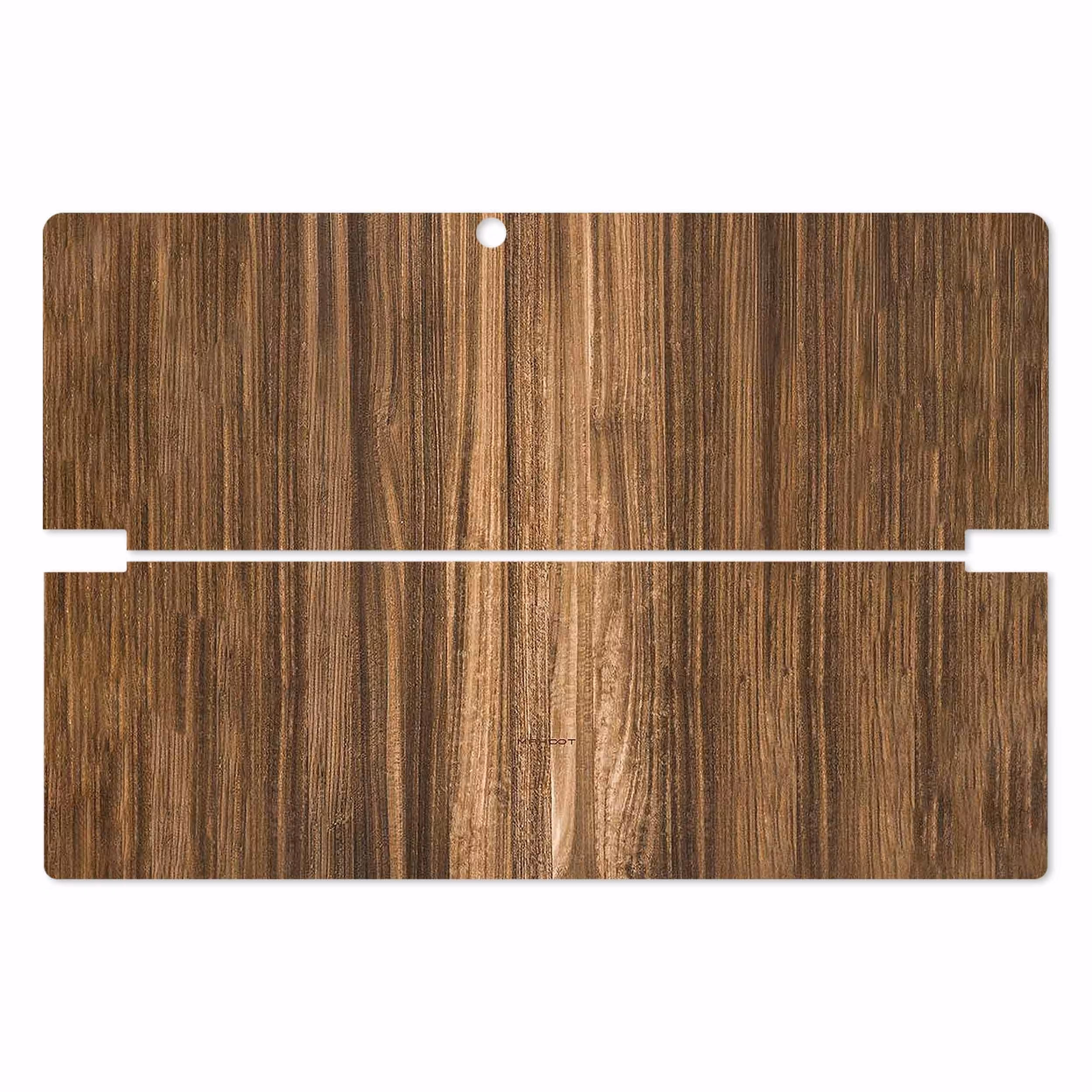 برچسب پوششی ماهوت مدل Light Walnut Wood مناسب برای تبلت لنوو Miix 510 2016