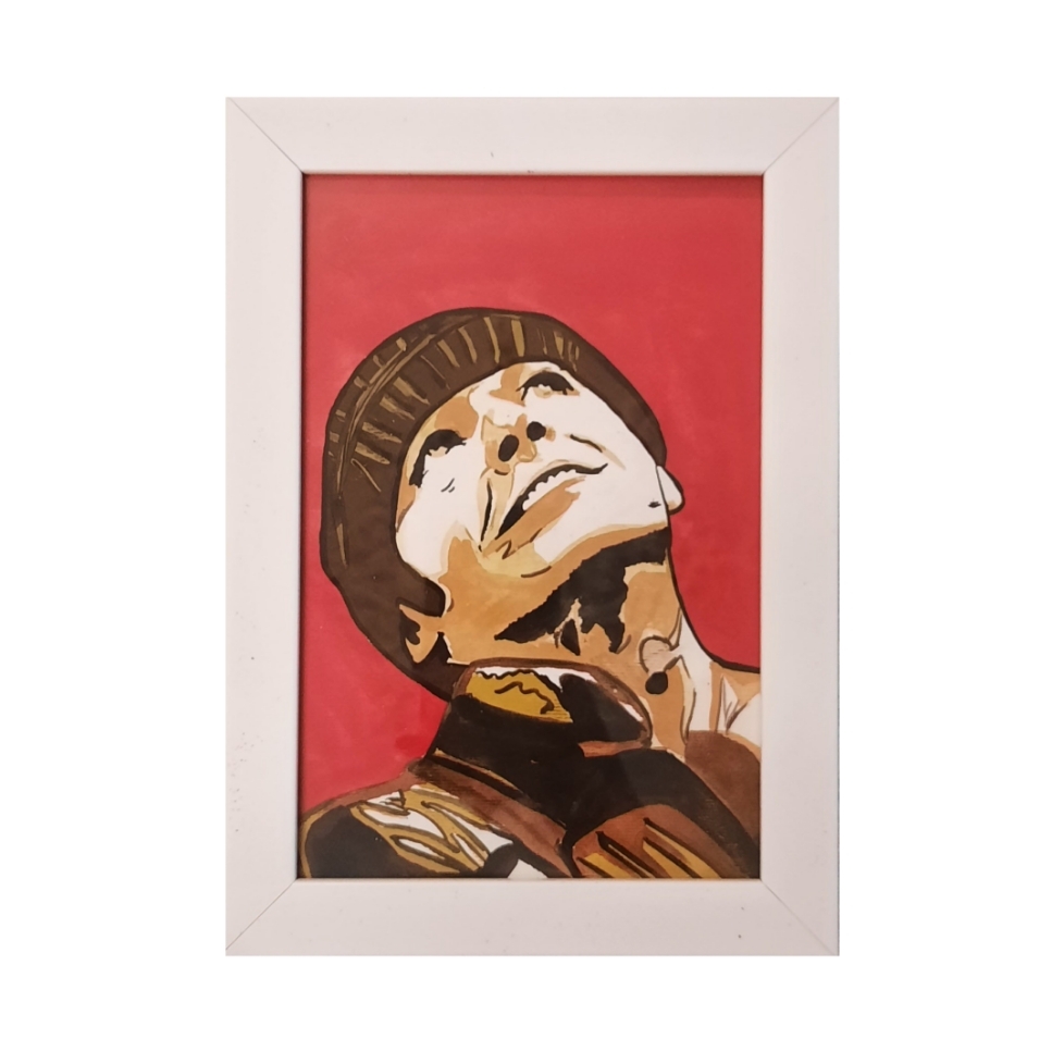 تابلو نقاشی گواش مدل جک نیکلسون