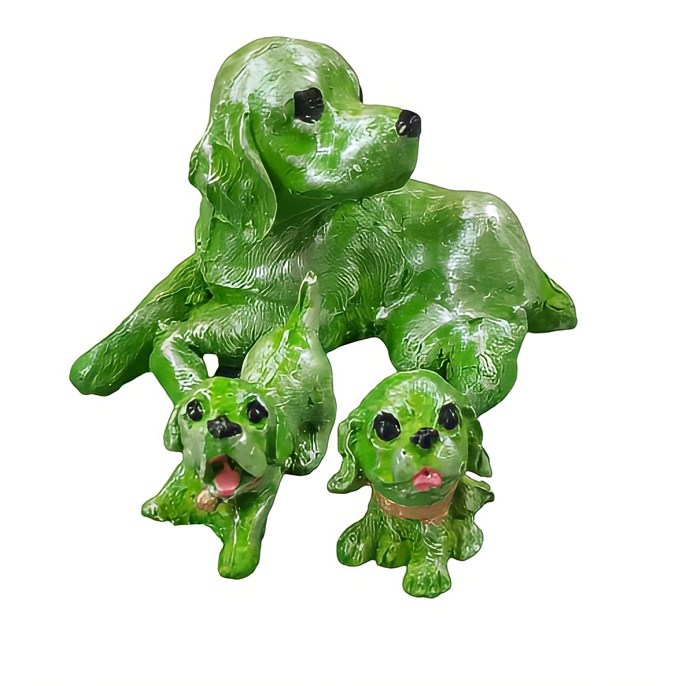 مجسمه مدل سگ کد S3 مجموعه 3 عددی