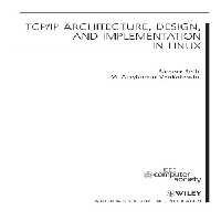 خرید و دانلود نسخه کامل کتاب TCP/IP architecture, design and implementation in Linux