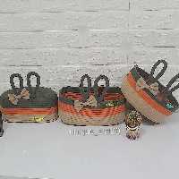 ست سه تکه  ی قیطان .سبدقیطان .سبد قیطان .باکس لوسیون .باکس پوشک .سبدپوشک