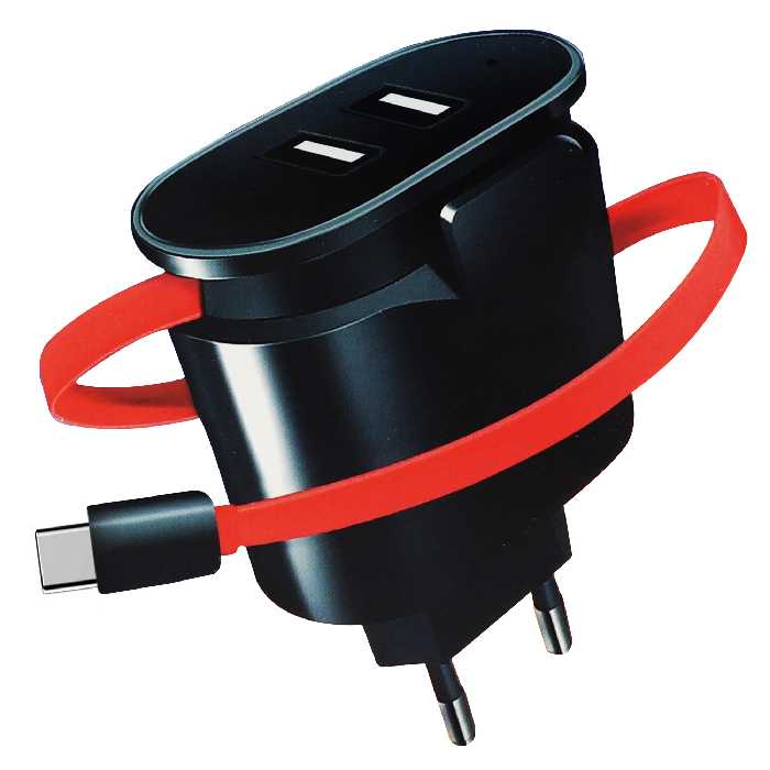 شارژر دیواری آرسون مدل AN-06 به همراه کابل USB-C 