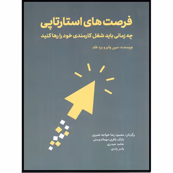 کتاب فرصت‌های استارتاپی اثر سین وایز و برد فلد انتشارات آتی‌نگر