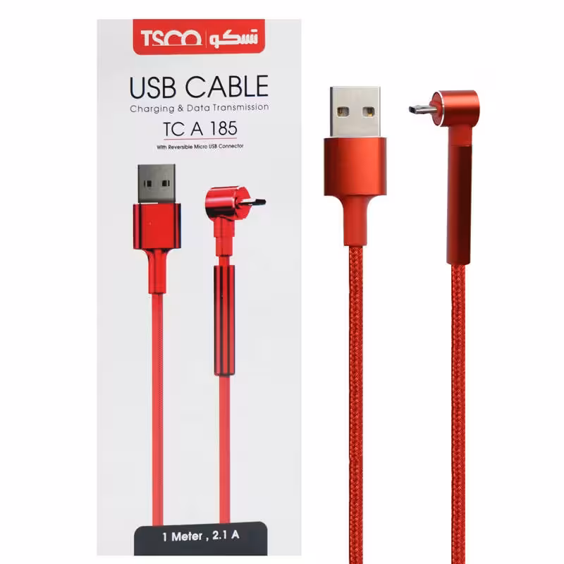 کابل میکرو یو اس بی TSCO TC-A185 1m