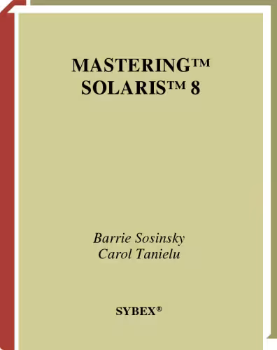 خرید و دانلود نسخه کامل کتاب Mastering Solaris 8