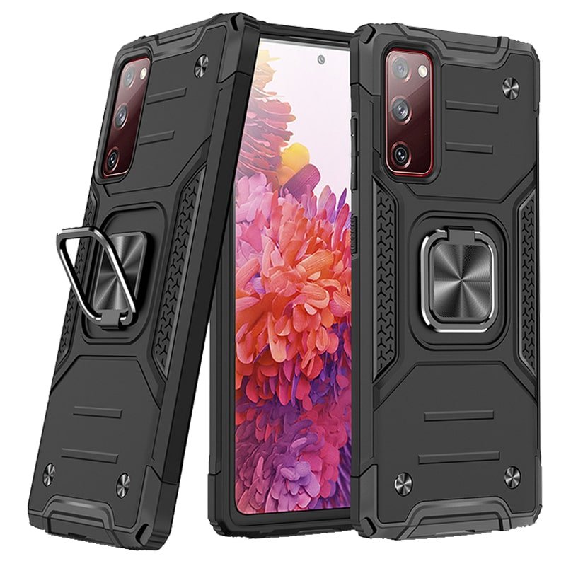 قاب اورجینال گوشی مناسب برای Samsung Galaxy S20 FE طرح دیفندر آرمور به همراه رینگ استند مگنتی مدل Ranger Phone