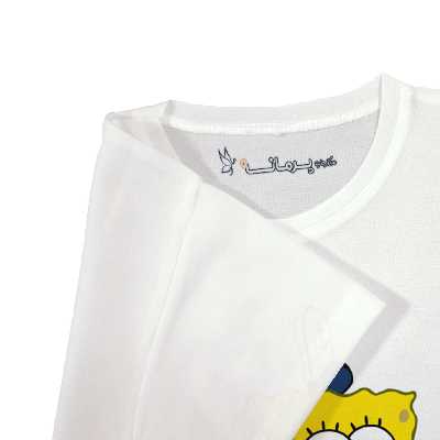 تی شرت بچگانه پرمانه طرح باب اسفنجی کد pmt.202
