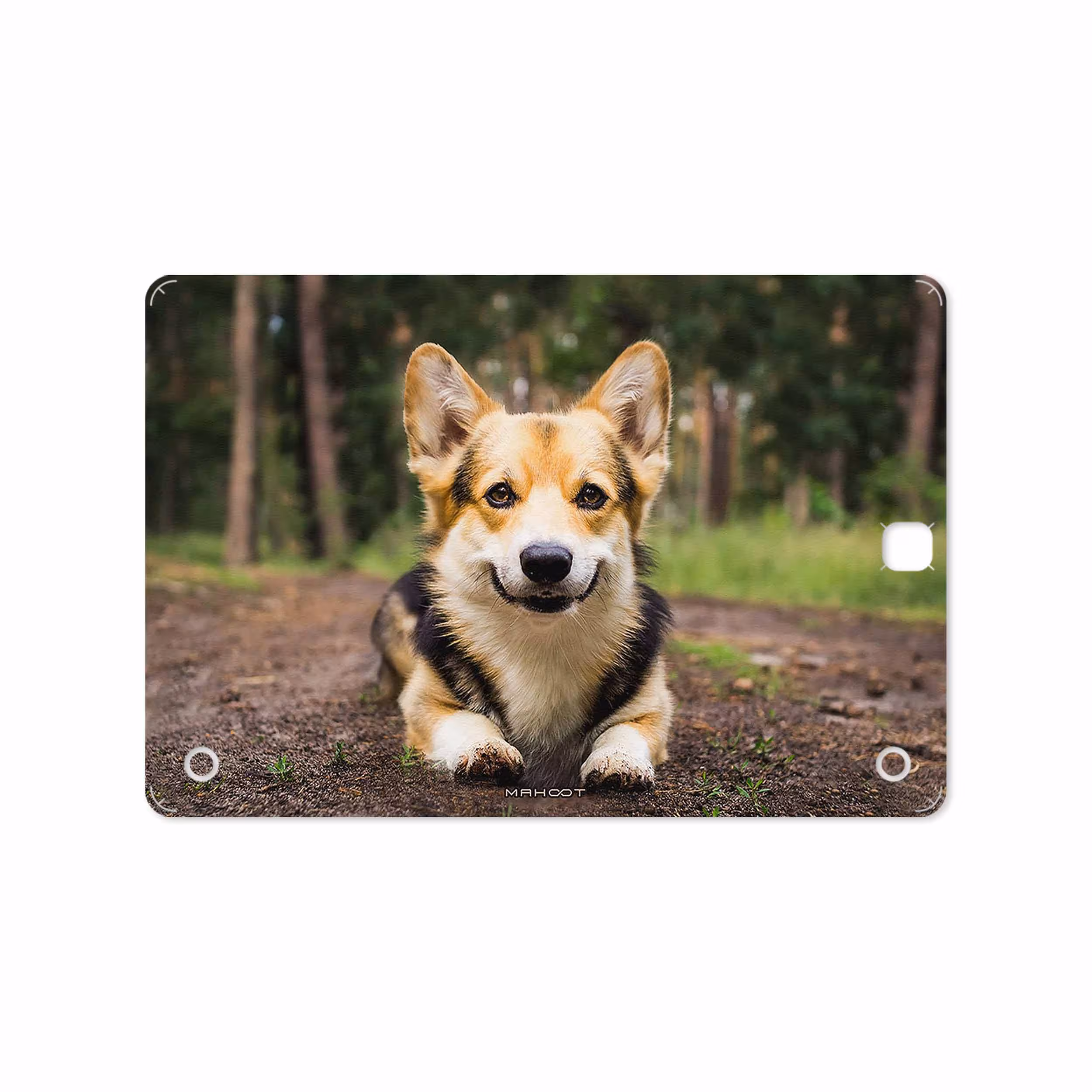 برچسب پوششی ماهوت مدل Dog-2 مناسب برای تبلت سامسونگ Galaxy Tab A 9.7 2015 T555