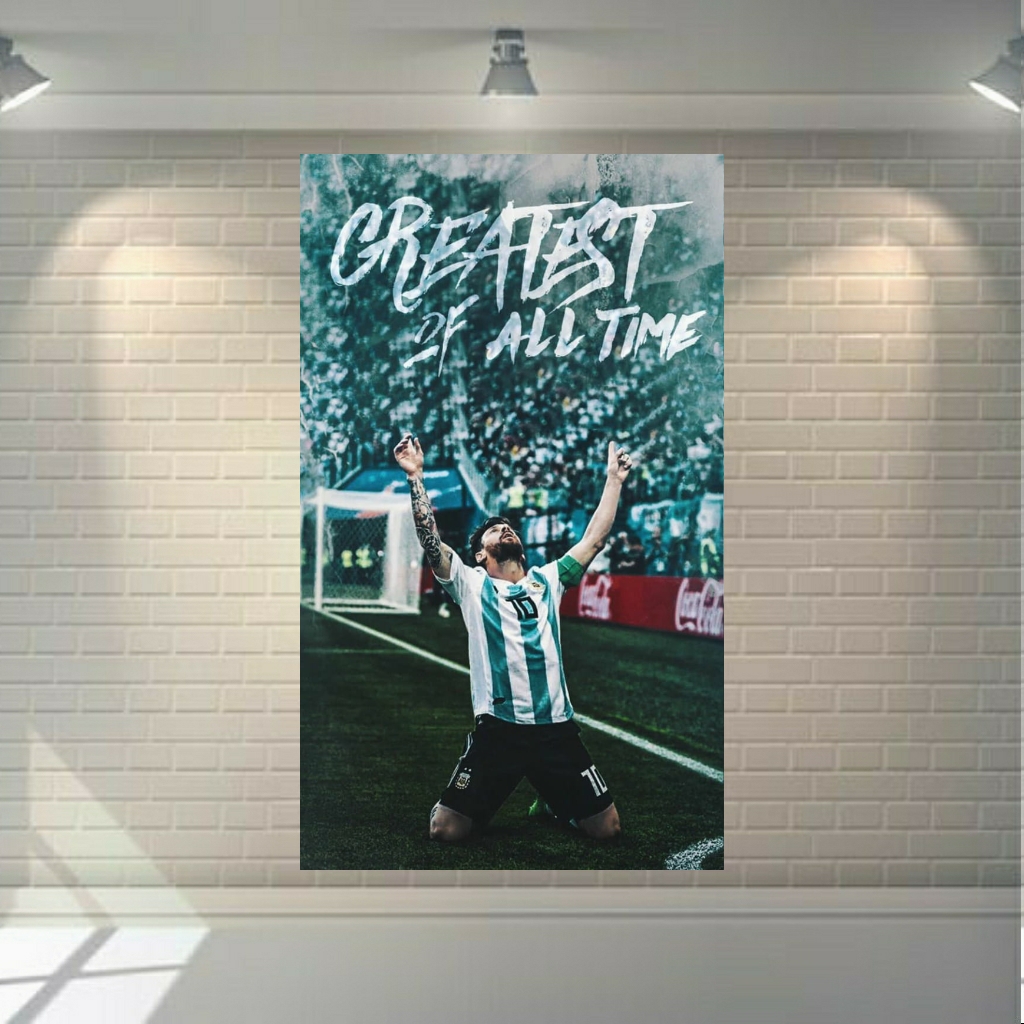 تابلو بوم طرح ورزشی مدل لیونل مسی کد PB373