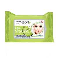 دستمال مرطوب کامان مدل شیرپاکن بسته 20 عددی