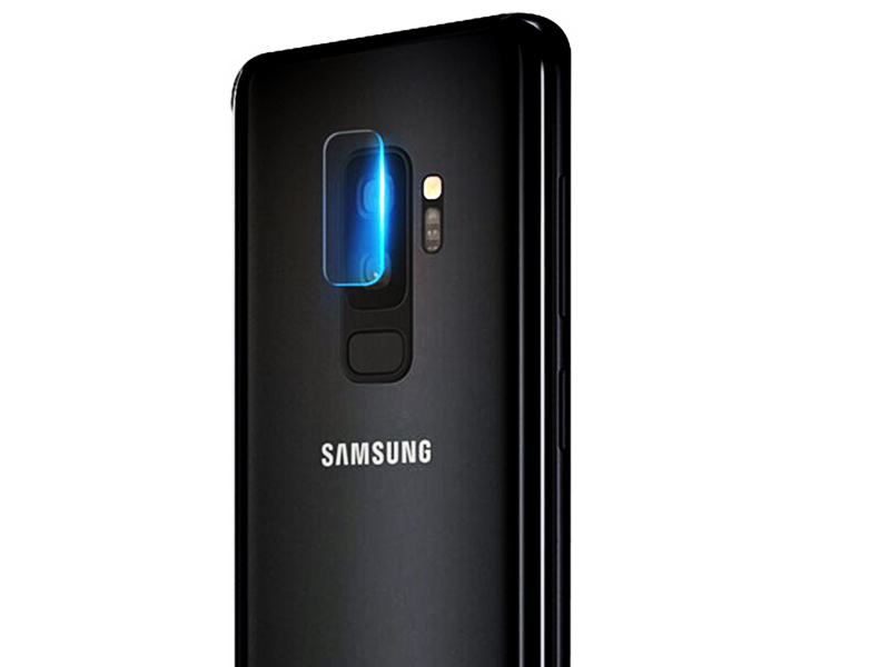 محافظ شیشه ای لنز دوربین بیسوس مدل Glass Film Lens مناسب برای سامسونگ Galaxy S9 Plus بسته 2 عددی