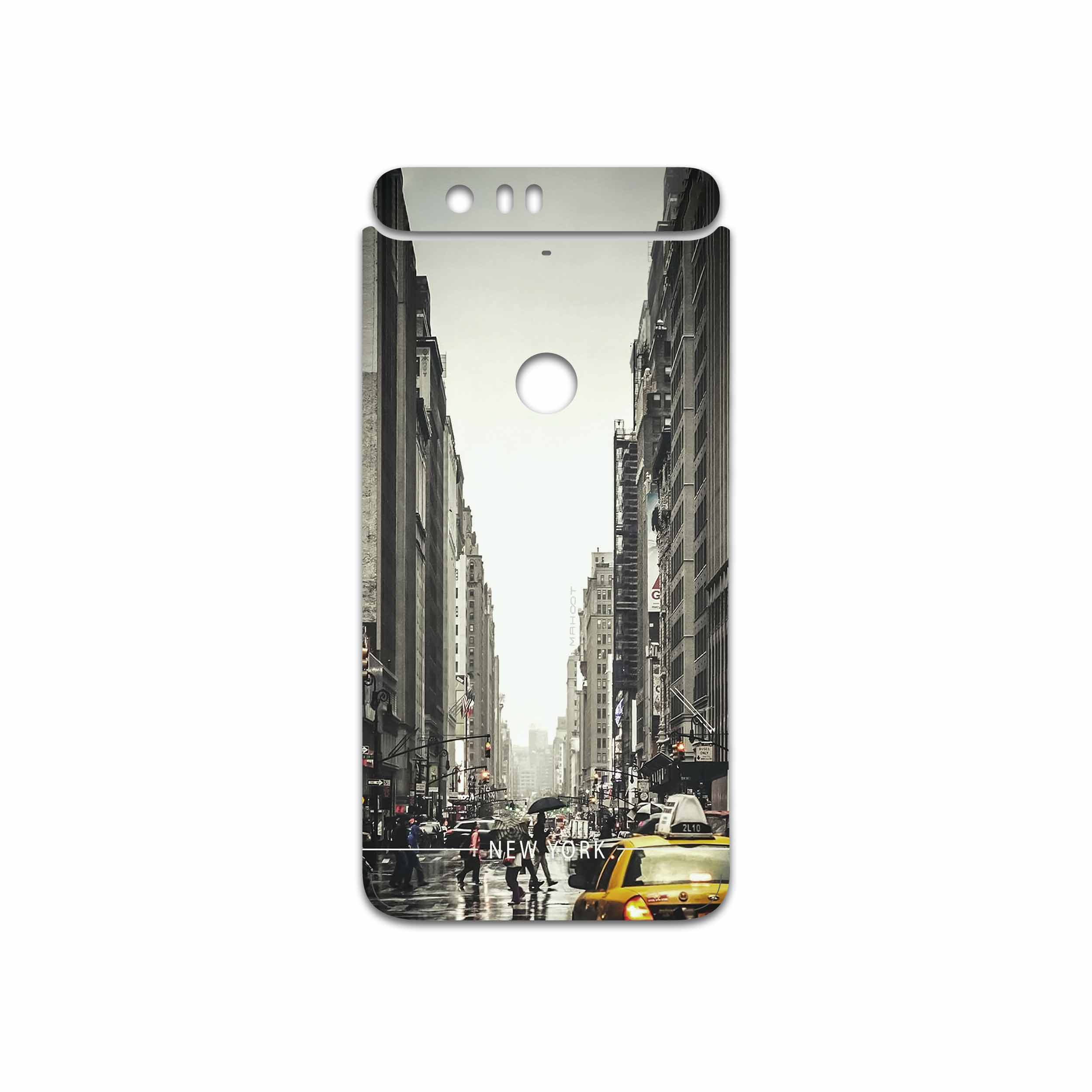 برچسب پوششی ماهوت مدل New York City مناسب برای گوشی موبایل گوگل Nexus 6P