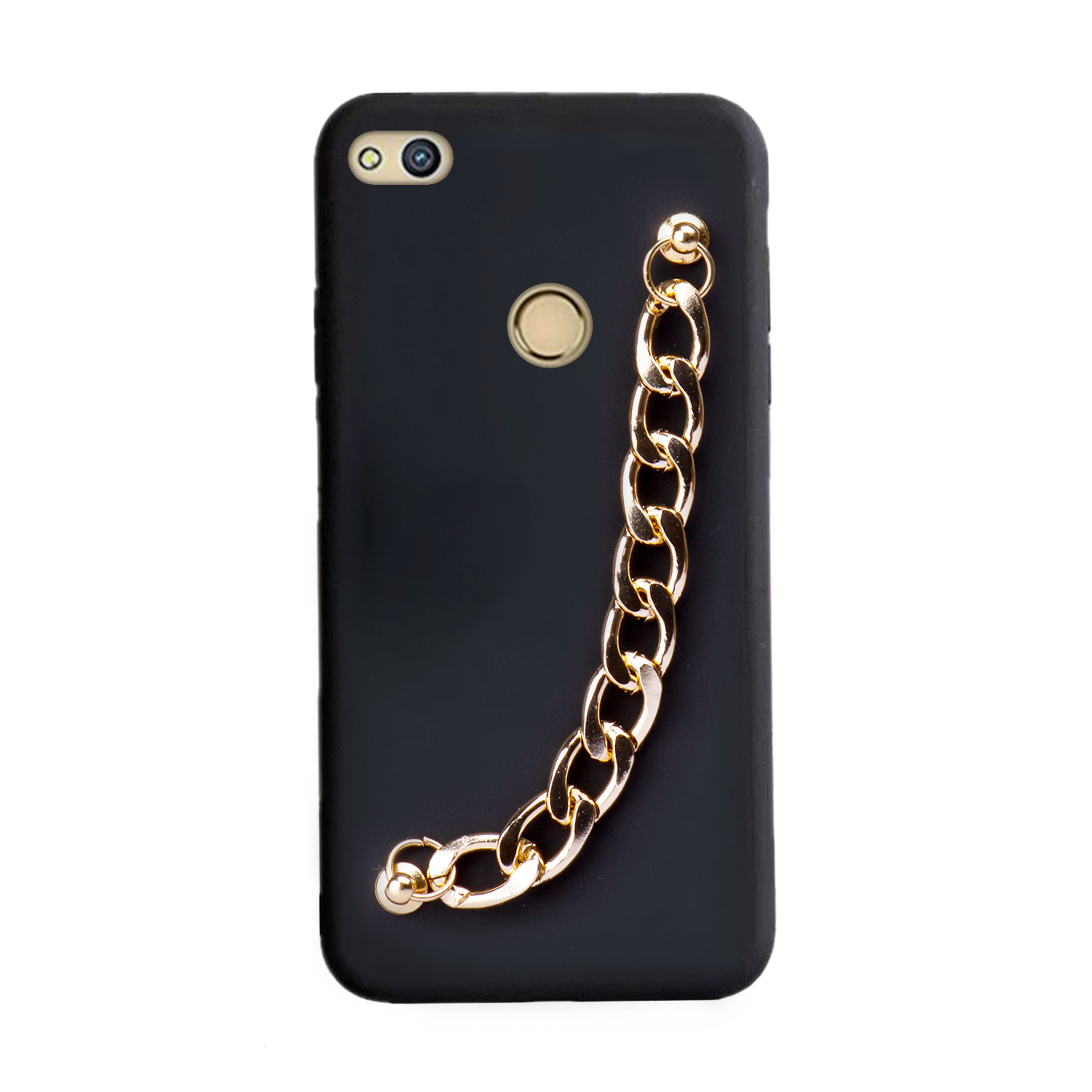 کاور طرح دستبندی مدل زنجیر طلایی مناسب برای گوشی موبایل آنر 8 Lite