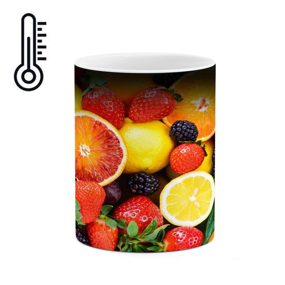 ماگ حرارتی طرح میوه  مدل mgph11092