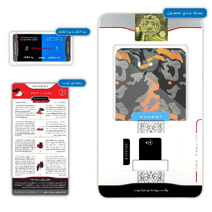 برچسب پوششی ماهوت مدل Autumn-Army مناسب برای گوشی موبایل هوآوی Y5 2017