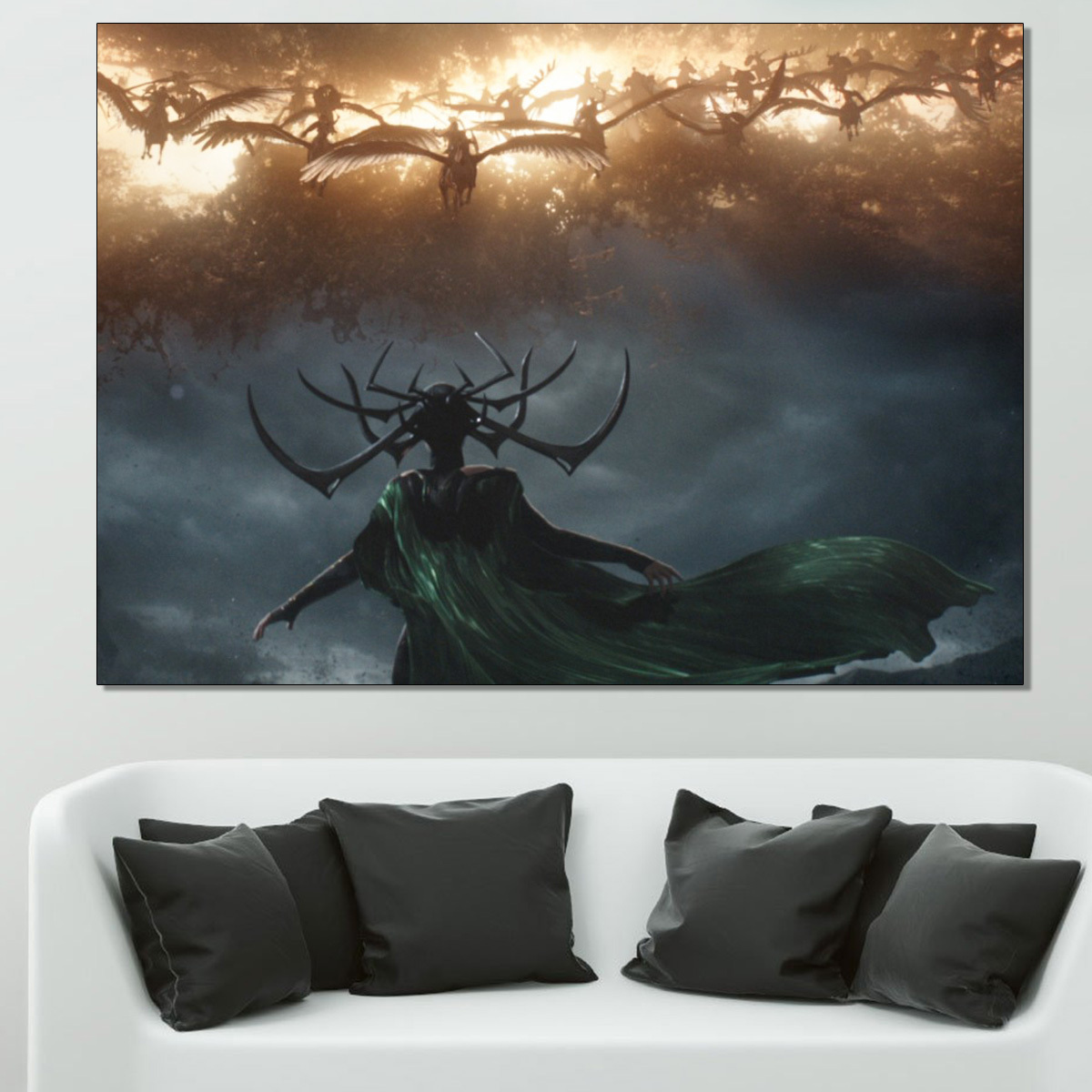 تابلو شاسی گالری استاربوی طرح هلا مدل مارول 020