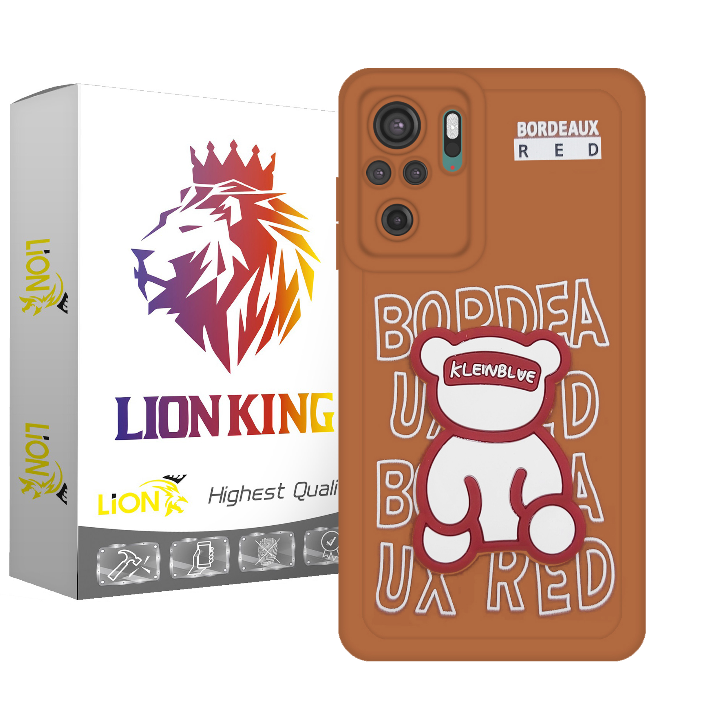 کاور لاین کینگ مدل Klein Brown مناسب برای گوشی موبایل شیائومی Redmi Note10/10S