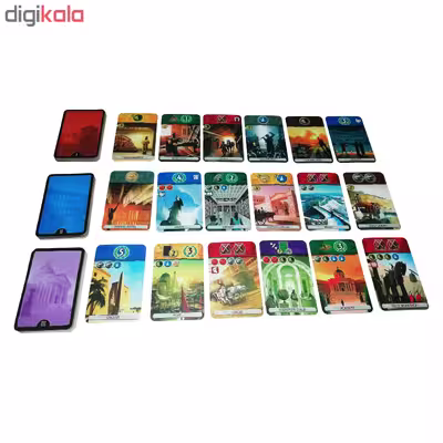 بازی فکری مدل 7wonders duel