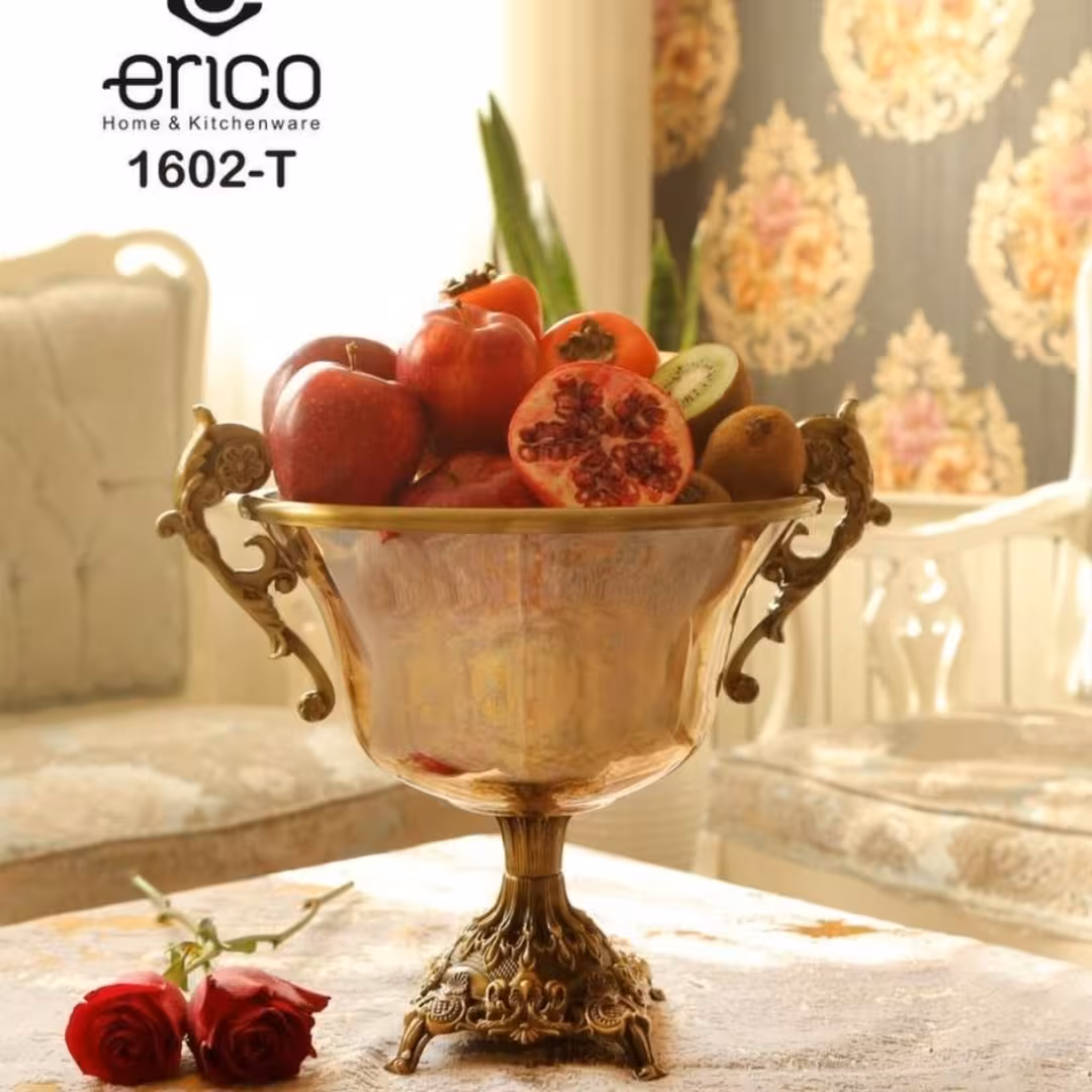 کاسه پایه دار اریکو عسلی
