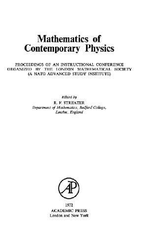 خرید و دانلود نسخه کامل کتاب Mathematics of Contemporary Physics