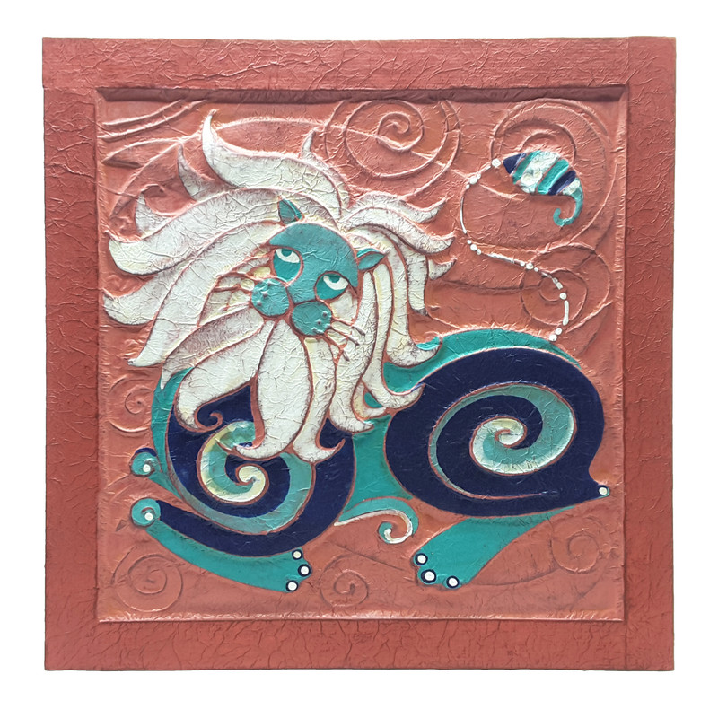 تابلو چوبی مدل ماه تولد مرداد کد M5D1C2 | دنیای قاب