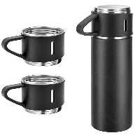 فلاسک مدل کادویی VACUUM FLASK SET گنجایش 05 لیتر به همراه لیوان مجموعه 3 عددی