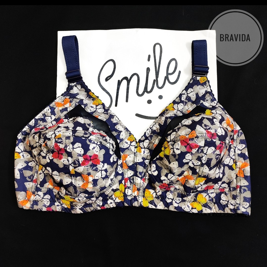 سوتین تک بدون فنر سایز بزرگ طرح پروانه رنگ سرمه ای قبل از ثبت موجودی بگیرید 