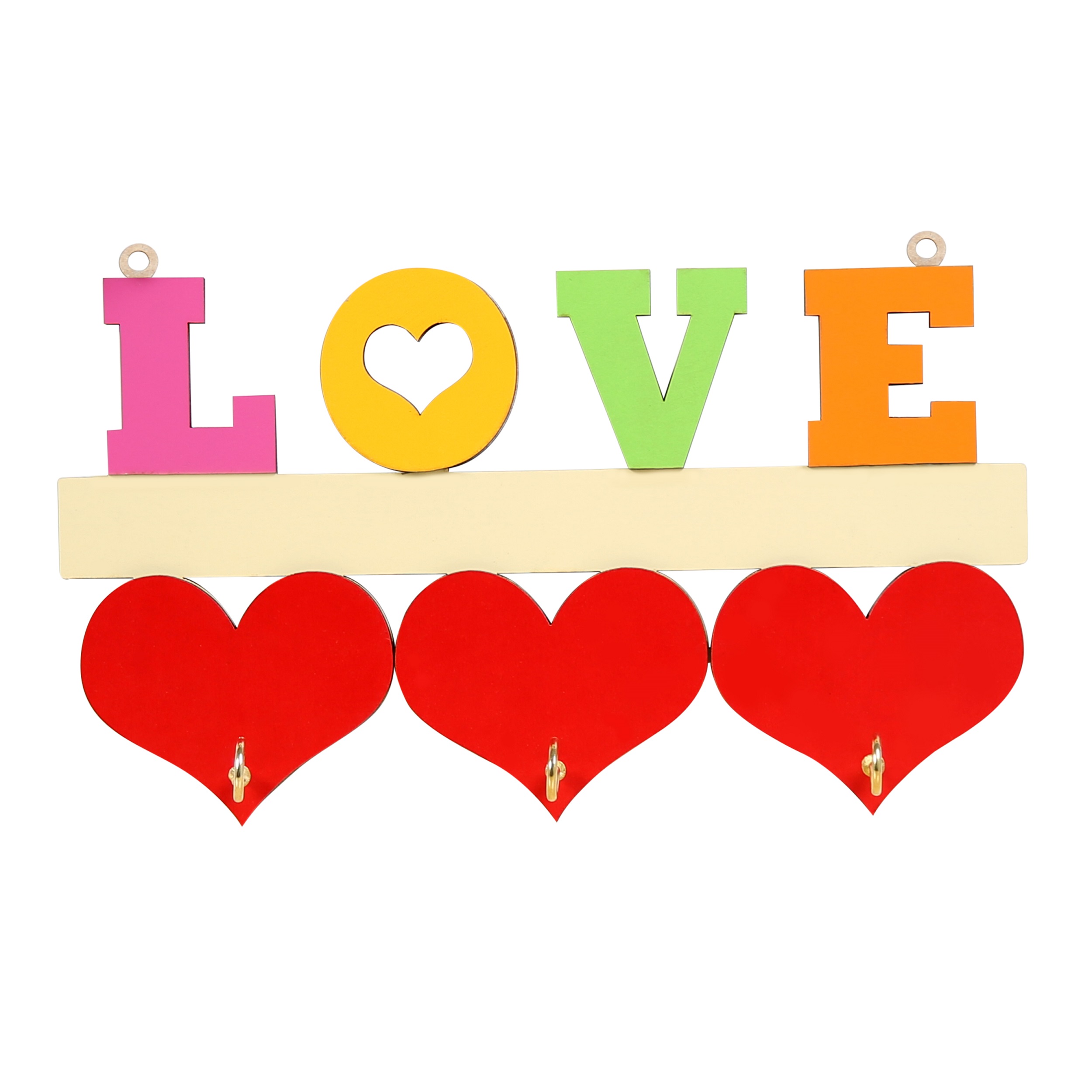 جاکلیدی چوب ارا مدل love