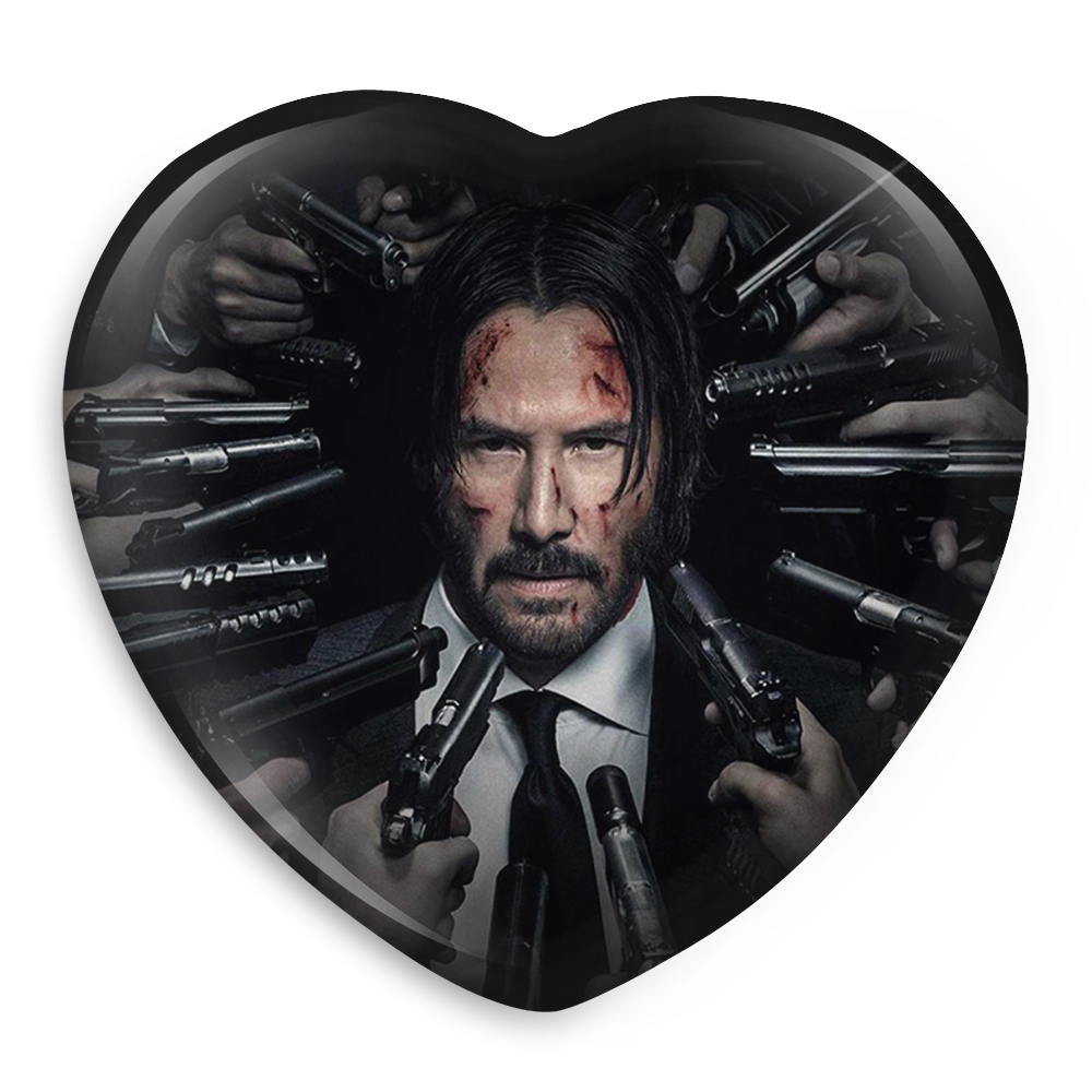 پیکسل خندالو طرح جان ویک مدل قلبی کد 2956