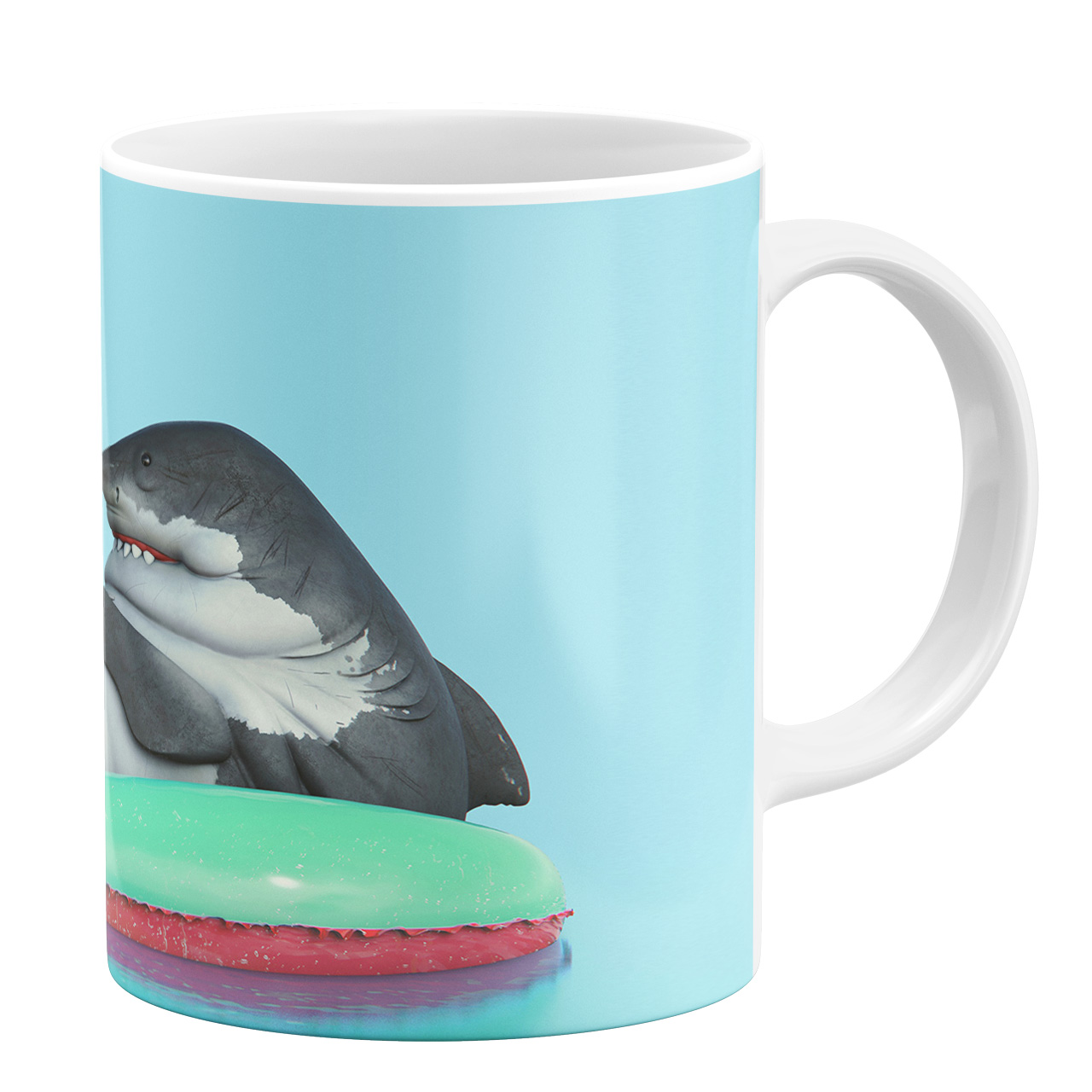 ماگ طرح کوسه کد 110020