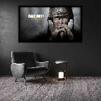 تابلو نوری بکلیت  طرح بازی call of duty مدل لایت باکس B136