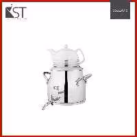 کتری استیل با  قوری مدل گلابی برندKST کد 4010S