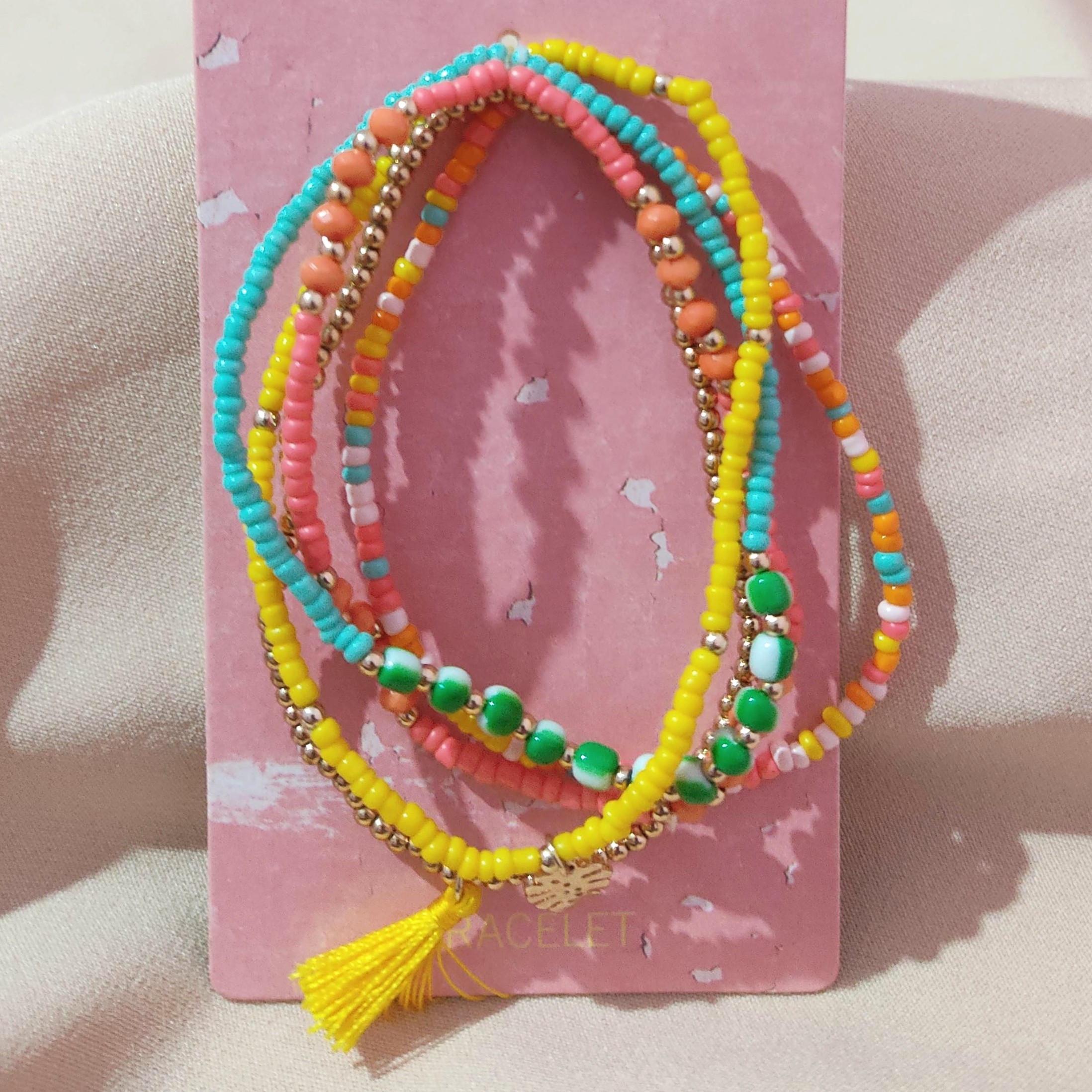 پک دستبند پنج تایی کشی