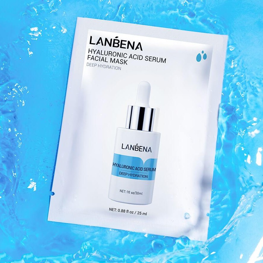 ماسک ورقه ای هیالورونیک اسید لابنا LANBENA تنظیم کننده چربی