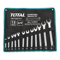 مجموعه ۱۲ عددی آچار یکسر تخت و یکسر رینگ توتال مدل THT-2121