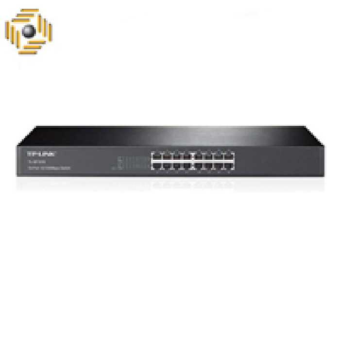 سوییچ 16 پورت مگابیتی و رکمونت تی پی-لینک مدل TL-SF1016