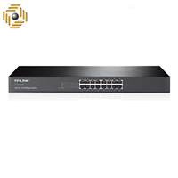 سوییچ 16 پورت مگابیتی و رکمونت تی پی-لینک مدل TL-SF1016