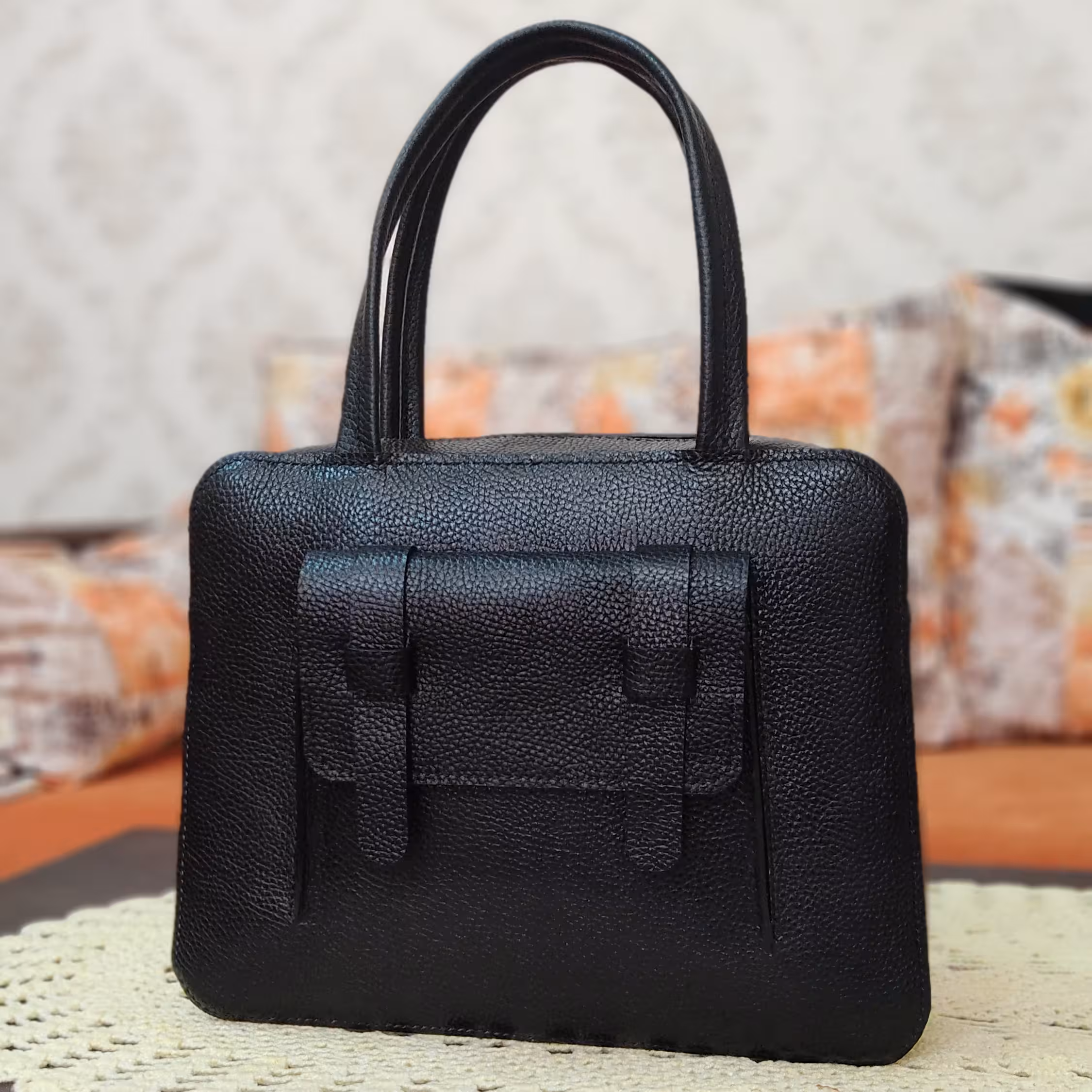 کیف زنانه چرم دستدوز