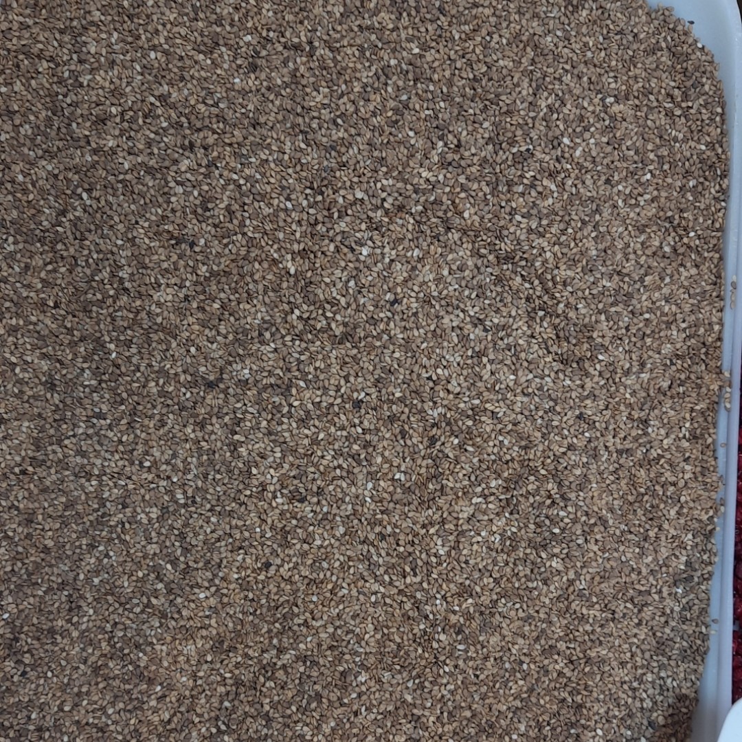 کنجد قهوه ای 