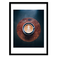 قیمت و خرید تابلو دکوراتیو مدل عکاسی مینیمال لاته کد 0382