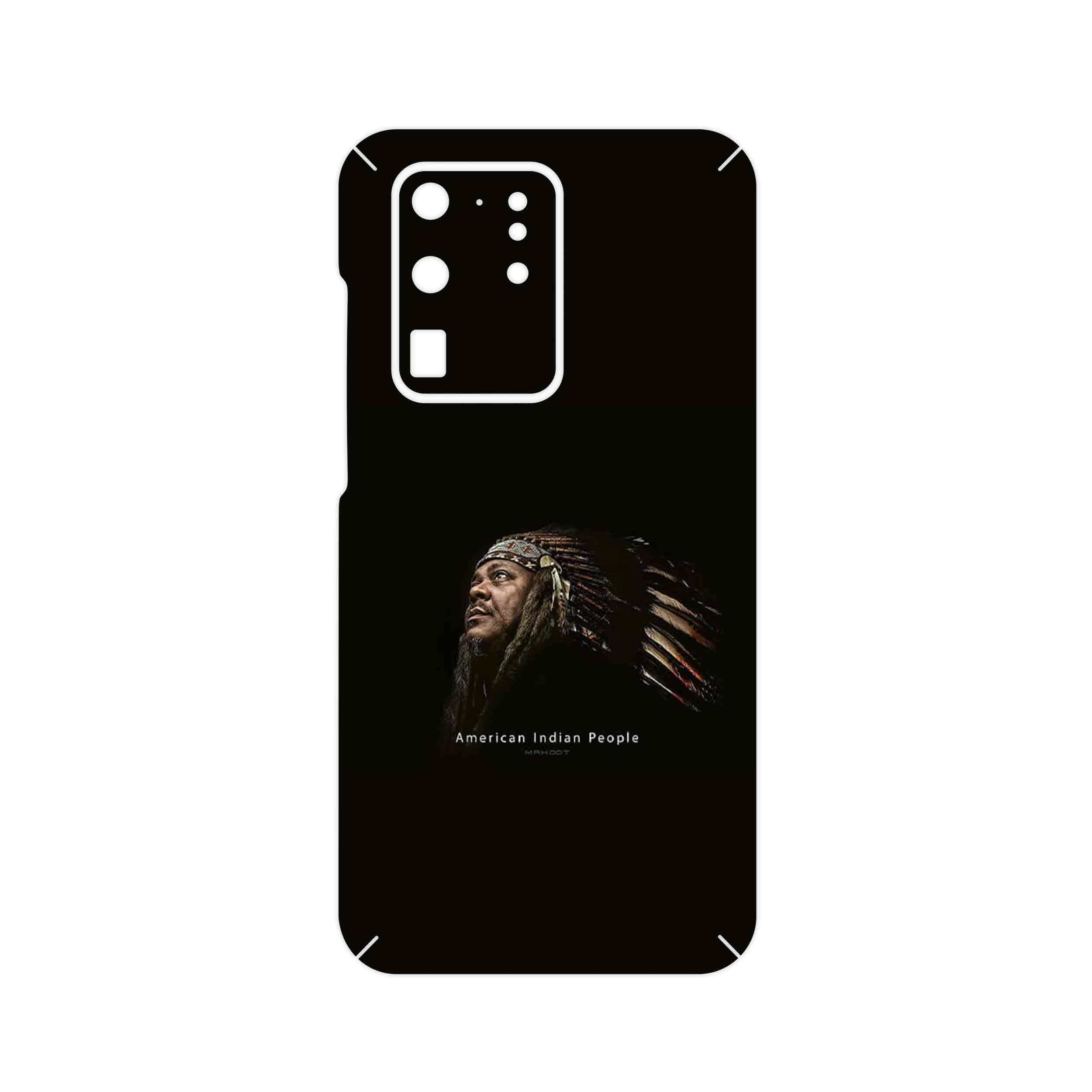 برچسب پوششی ماهوت مدل Portrait of an Indian Man مناسب برای گوشی موبایل سامسونگ Galaxy S20 Ultra